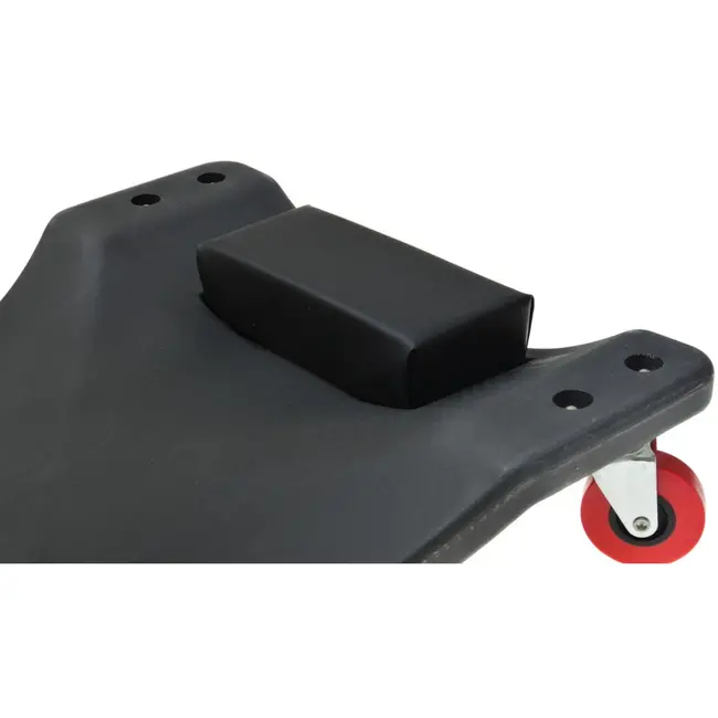 GEKO Lichtgewicht ergonomisch monteursbed met zes zwenkwielen en geïntegreerde gereedschapsvak