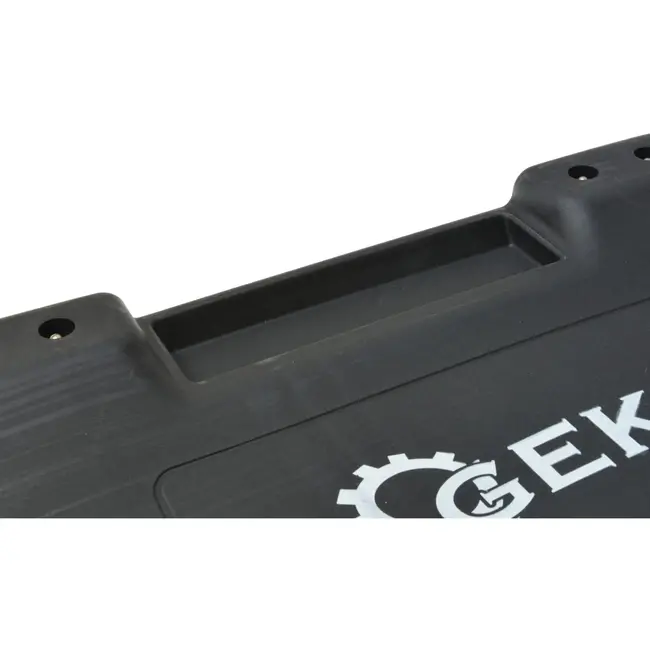 GEKO Lichtgewicht ergonomisch monteursbed met zes zwenkwielen en geïntegreerde gereedschapsvak