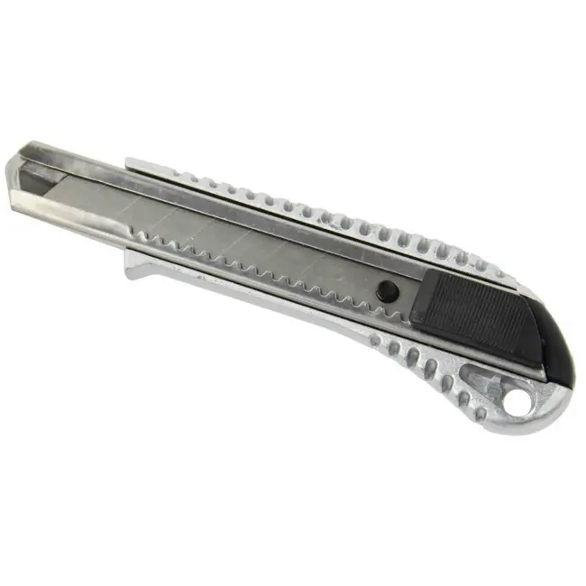 GEKO Aluminium hobbymes - 18mm afbreekmes - Ergonomische grip - 155mm lengte