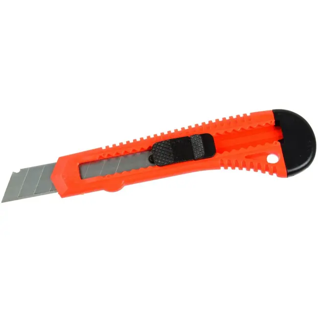 GEKO Utility mes - Compact - Breekbaar Stalen Lemmet - 18 mm - Lichtgewicht Design