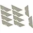 GEKO Omkeerbare mesjes voor hobbymessen - SK5 staal - 60 mm - 10 stuks