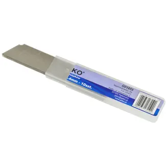 GEKO Snap-off mesjes - 18 mm breed - Verpakt per 10 stuks