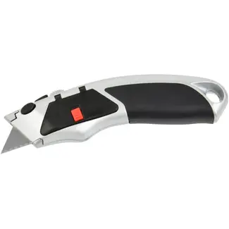 GEKO Aluminium hobbymes - trapeziumblad - antislip greep - 19 mm - incl. 5 messen