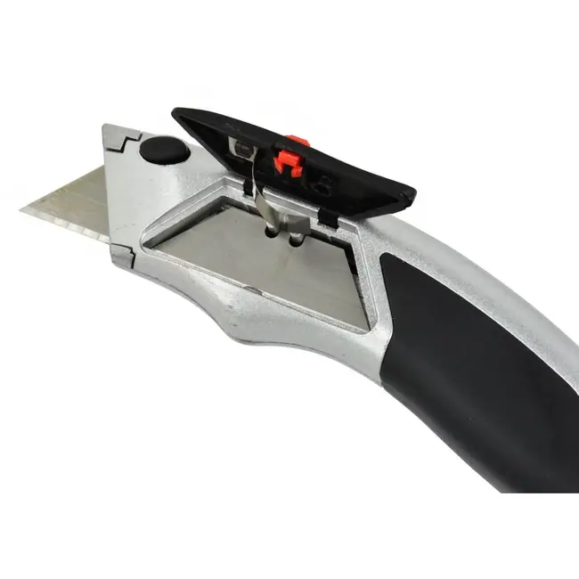 GEKO Aluminium hobbymes - trapeziumblad - antislip greep - 19 mm - incl. 5 messen