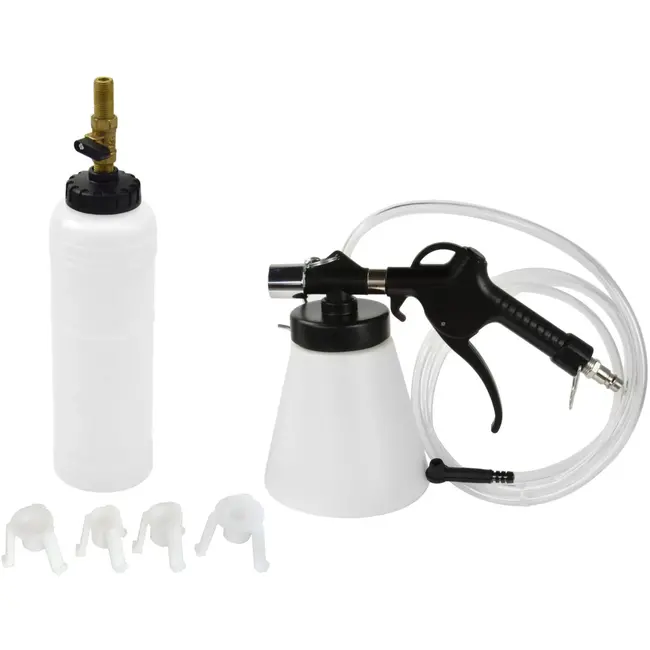 GEKO Remontluchter - Compleet Set - 0,75L Capaciteit - 6-12 Bar Druk - Inclusief 2m Slang en Adapters