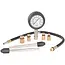 GEKO Compressietester set - max. 20 bar - flexibele slang - 4 schroefdraadmaten