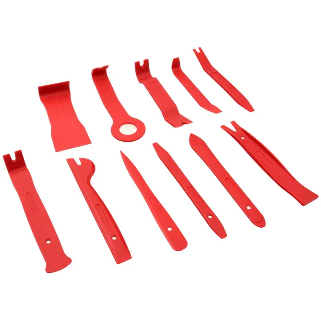 GEKO 11-delige set - trim en sierlijst verwijdertools - gehard nylon - speciaal profiel