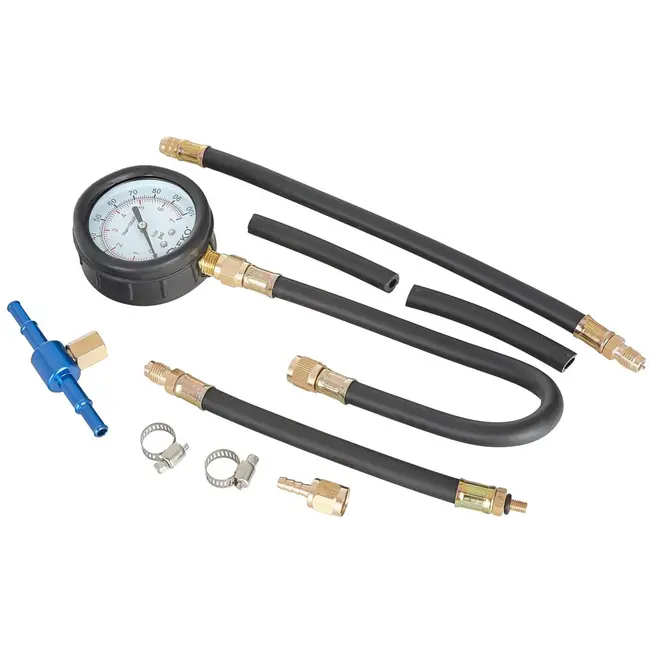 GEKO Olieverbrandingsmeter - Dubbele schaal - 0-7 bar - Inclusief accessoires - 1 kg