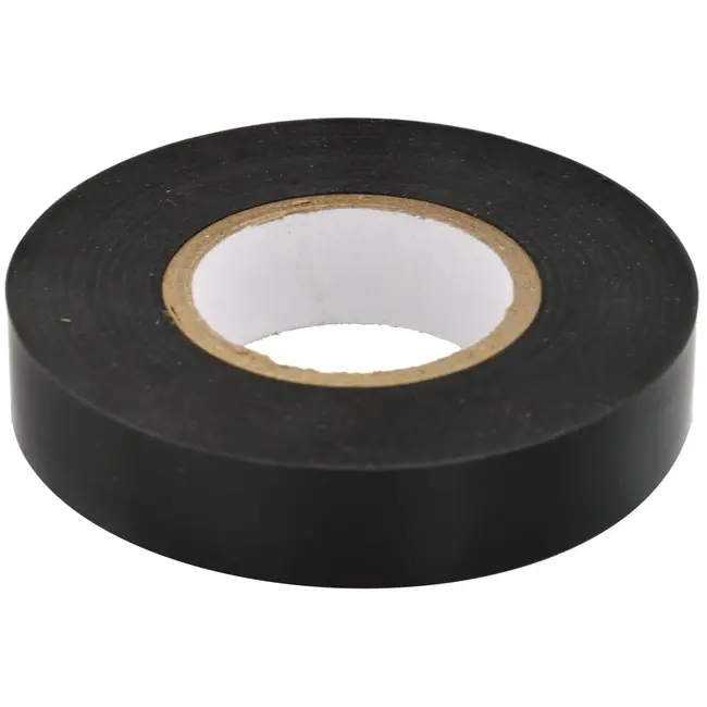 GEKO Isolatietape - Vlamvertragend - Zwart - 17mm x 25m - 5 stuks