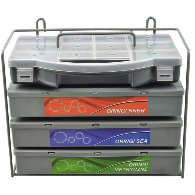 GEKO O-ring assortiment - 900 stuks - HNBR en NBR - Diverse maten - Hoge temperatuur- en slijtvastheid