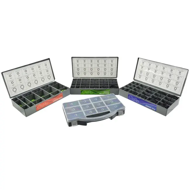 GEKO O-ring assortiment - 900 stuks - HNBR en NBR - Diverse maten - Hoge temperatuur- en slijtvastheid