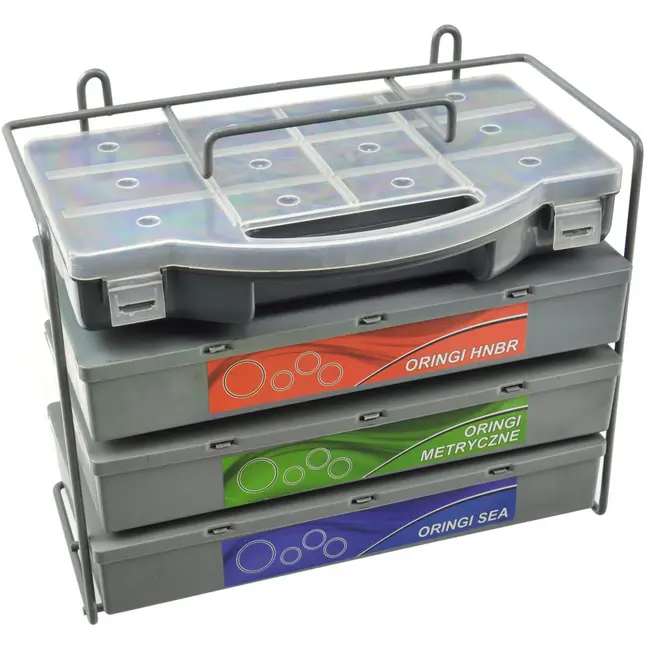 GEKO O-ring assortiment - 900 stuks - HNBR en NBR - Diverse maten - Hoge temperatuur- en slijtvastheid