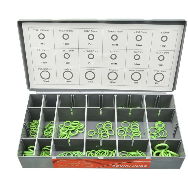 GEKO O-ring assortiment - 900 stuks - HNBR en NBR - Diverse maten - Hoge temperatuur- en slijtvastheid