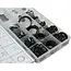GEKO Extern circlip assortiment 300 stuks in 18 maten van 3-32 mm met kunststof opbergdoos