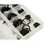 GEKO Circlip assortiment - 18 maten - 300 stuks - 3-32 mm - Praktische opbergdoos