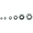 GEKO Nylon borgmoer assortiment - zelfborgend - metrische maten - 146 stuks