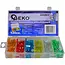 GEKO Auto zekeringenset - 120 stuks - 5A tot 30A - Mini formaat - Diverse kleuren