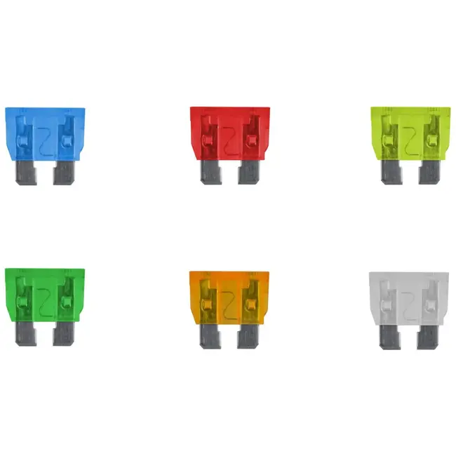 GEKO Auto zekeringenset - 120 stuks - 5A tot 30A - Mini formaat - Diverse kleuren