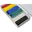 GEKO Assortiment krimpkousen - vlamvertragend - 128 stuks - diverse maten en kleuren