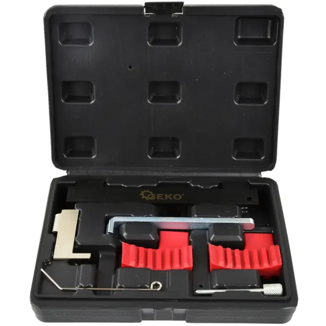 GEKO Timing gereedschapset - Geschikt voor Opel, Fiat, Alfa, Chevrolet - Inclusief koffer - Voor motoren 1.6 en 1.8