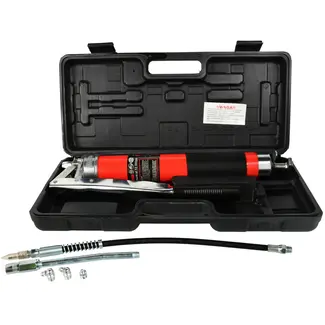 GEKO Handmatige vetspuit - 600 ml - Antislip - Geschikt voor krappe ruimtes - Rood