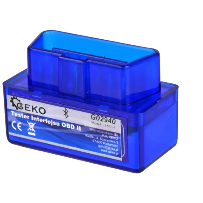 GEKO Mini auto tester - draadloze OBD II scanner - compatibel met Android en Windows - compact ontwerp