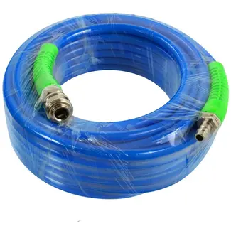 GEKO Versterkte luchtslang - flexibel PU - 12mm x 8mm - 15m - blauw