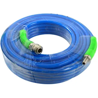 GEKO Luchtslang - Versterkt PU - Flexibel - 20 m - Blauw