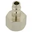 GEKO Luchtsnelkoppeling - 1/2" binnendraad - Messing - 38 mm - 16 bar