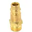 GEKO Koppeling - 1/4" Buitendraad - Messing - 33 mm - 16 bar