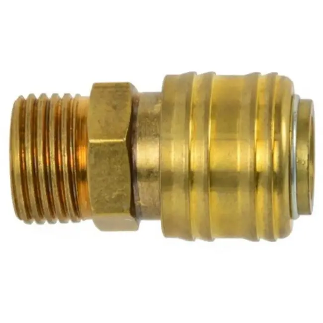 GEKO Koppeling vrouwelijk type - 1/2 inch - Staal verzinkt - Tot 16 bar - 45 mm lang