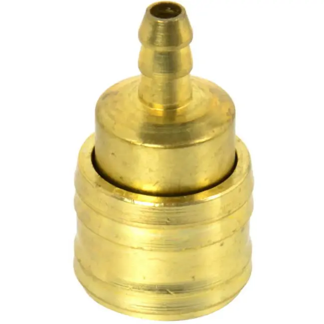 GEKO Koppeling voor luchtslang - 8 mm - Messing vernikkeld - Max. 16 bar