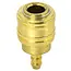 GEKO Koppeling voor luchtslang - 8 mm - Messing vernikkeld - Max. 16 bar