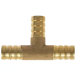 GEKO Pneumatische T-stuk - Messing - 10 mm - 37 mm Lengte