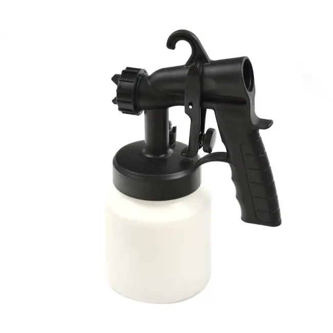 GEKO Elektrische verfspuitset - 360° spuittechnologie - 650W motor - 800 ml container - Inclusief draagriem