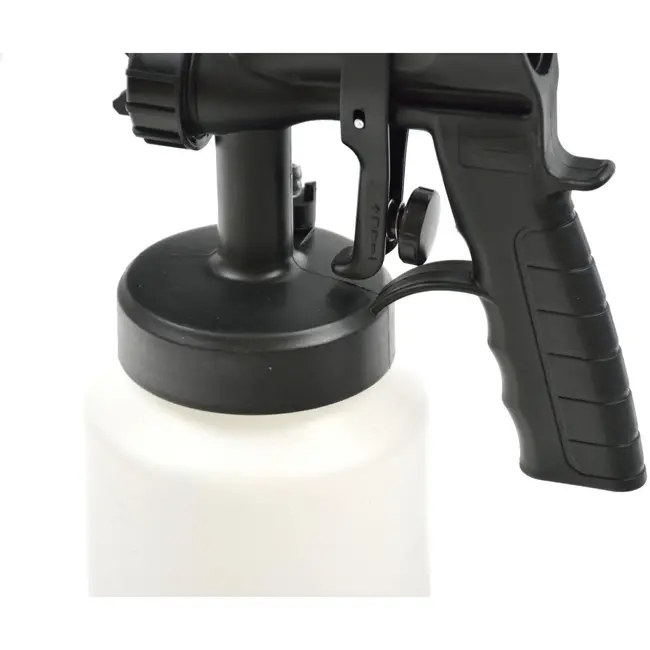 GEKO Elektrische verfspuitset - 360° spuittechnologie - 650W motor - 800 ml container - Inclusief draagriem