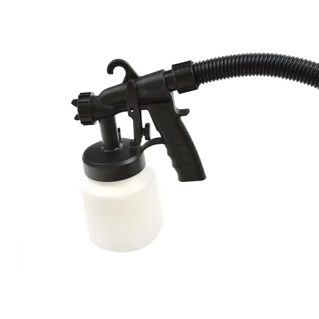 GEKO Elektrische verfspuitset - 360° spuittechnologie - 650W motor - 800 ml container - Inclusief draagriem