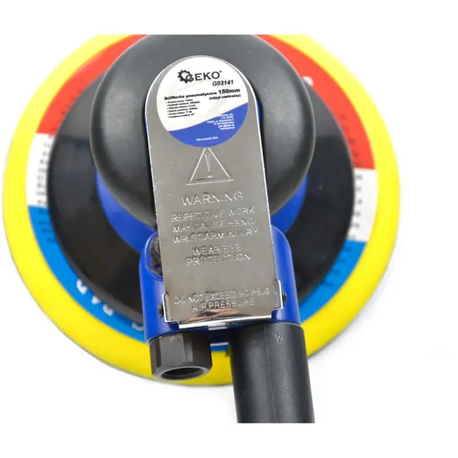 GEKO Lichtgewicht excentrische schuurmachine - 150mm - centrale stofafzuiging - ergonomische palmgrip