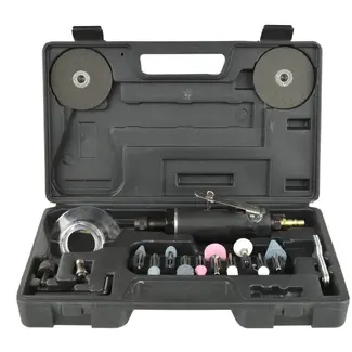 GEKO Compacte luchtfrees - 18000 rpm - veelzijdige accessoires - lichtgewicht ontwerp