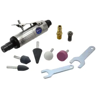 GEKO Luchtslijper set - 25000 rpm - Compact - Lichtgewicht - Inclusief accessoires