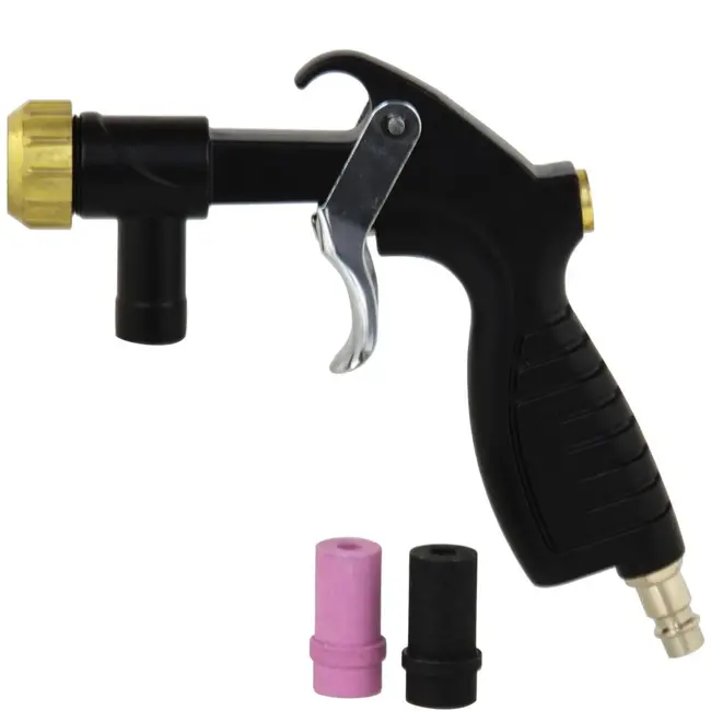 GEKO Zandstraalpistool - Metalen en Keramische Nozzles - Inclusief Zuigslang - 4-10 bar Drukbereik