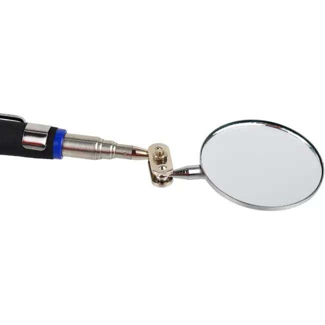 GEKO Uitschuifbare inspectiespiegel - Flexibele hoek - 24-69 cm - Stabiele grip