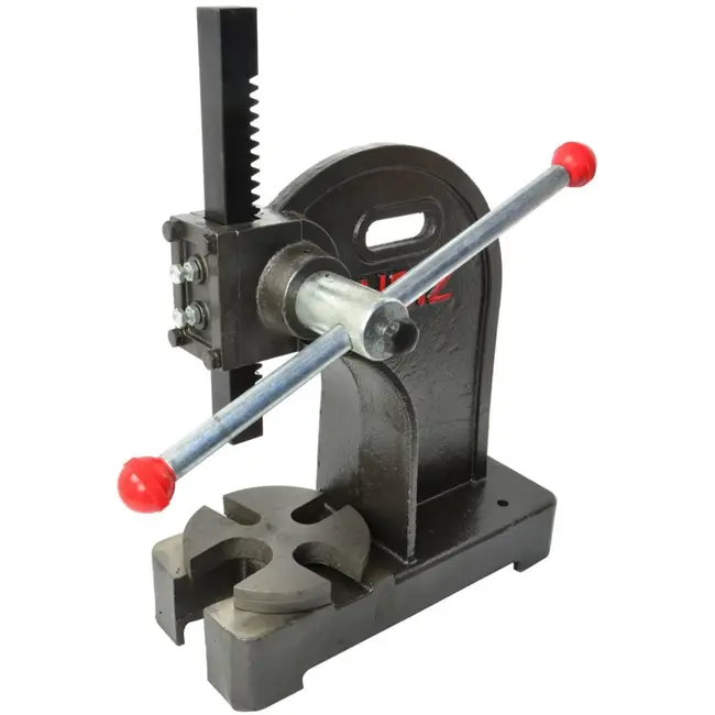 GEKO 2-tons persmachine - nauwkeurige werking - gietijzeren constructie