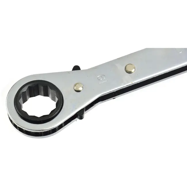 GEKO Dubbel ratelsleutelset - 12-punts - Chroom vanadium - 6-22mm - 5-delig