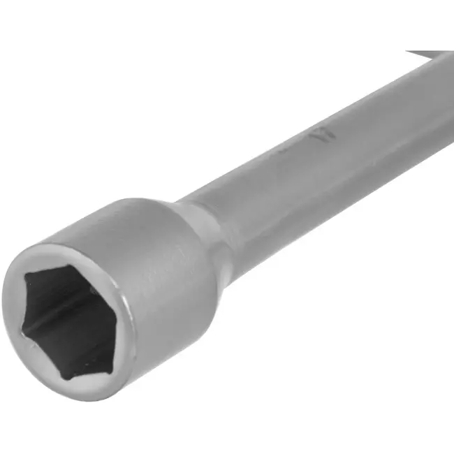 GEKO Kruissleutel - Verchroomd - 17x19x21x22 mm - 35 cm