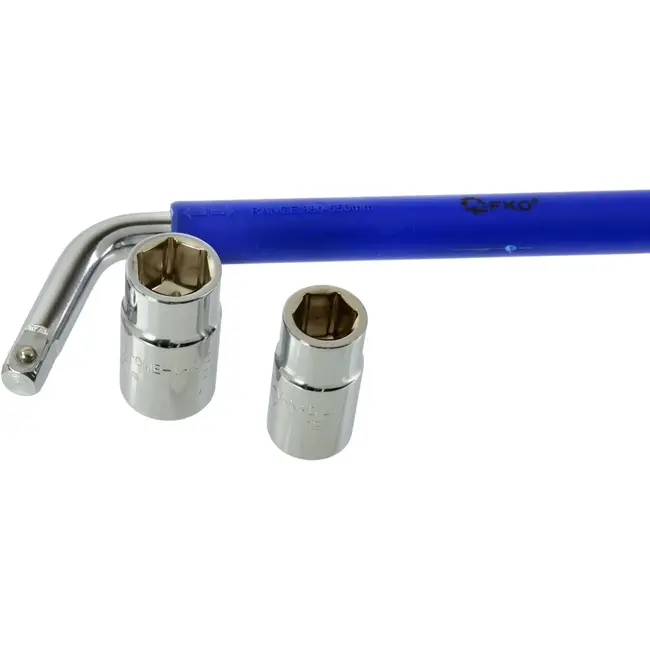 GEKO Telescopische moersleutel - Verstelbaar - Antislip - 380-550 mm - Blauw