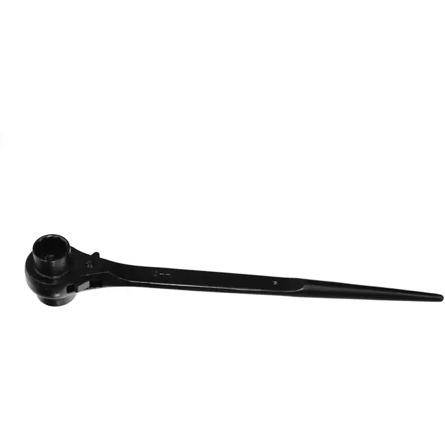 GEKO Steigerbouwer ratelsleutel - 19/22 mm - Lange steel - Zwart geoxideerd