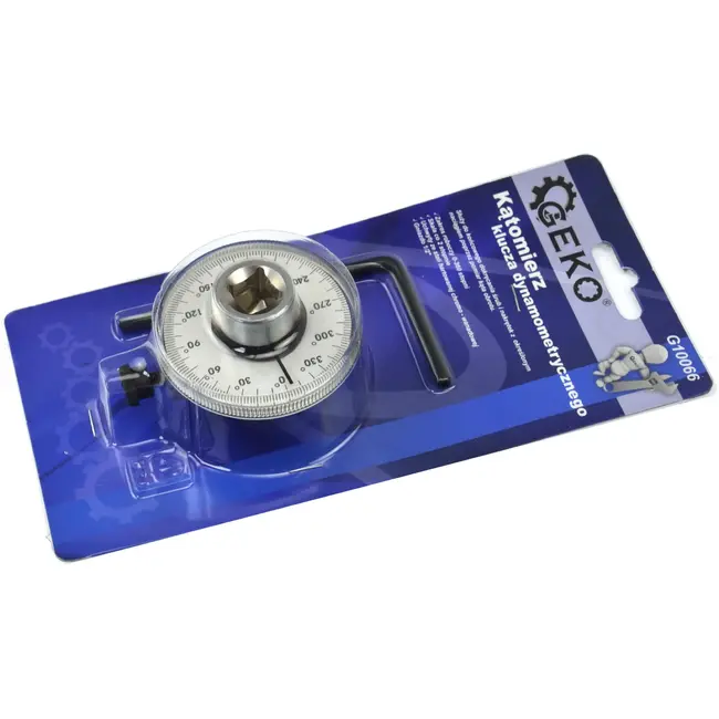 GEKO Hoekmeter - 360 graden bereik - Verstelbare schaal - Versterkte stalen handgrepen