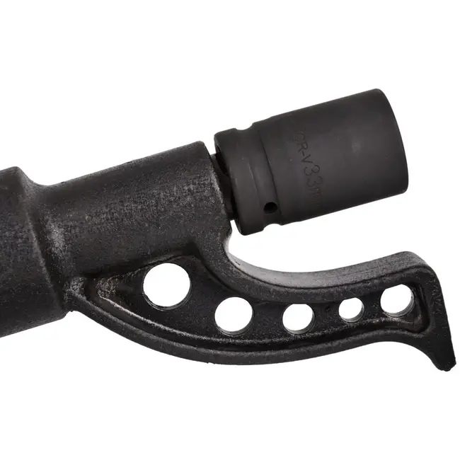 GEKO Zwarte moersleutel met doppen 32-33 mm - krachtig en compact