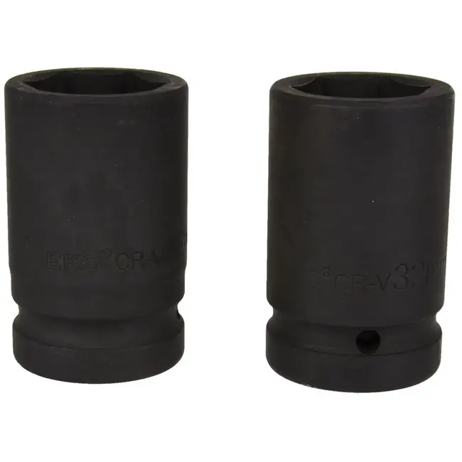 GEKO Zwarte moersleutel met doppen 32-33 mm - krachtig en compact